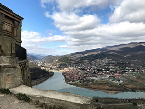 Монастырь Джвари VII века: панорама
